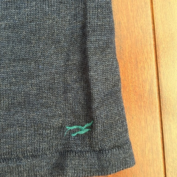Faconnable Navy V Neck Sweater - Picture 6 of 6
